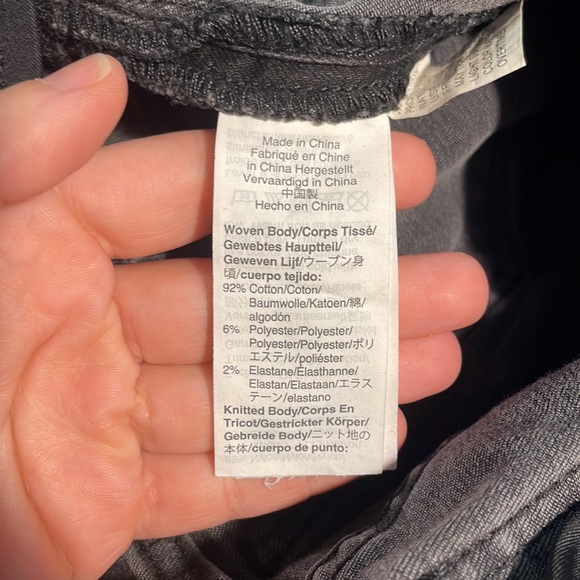 Madewell Maternity Over the Belly Skinny Jeans in Black Sea SZ 26 VGUC - Picture 8 of 10